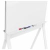 SpeaKa Professional magnetická skleněná tabule SP-SMW-001 (š x v) 760 mm x 959 mm bílá Vč. magnetů čtyřramenná noha se 4 kolečky