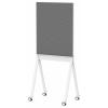 SpeaKa Professional magnetická skleněná tabule SP-SMW-001 (š x v) 760 mm x 959 mm bílá Vč. magnetů čtyřramenná noha se 4 kolečky