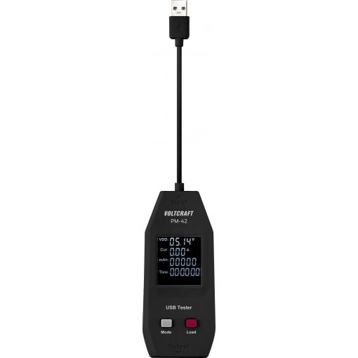 VOLTCRAFT PM-42 Tester USB typu a s připojením zátěže