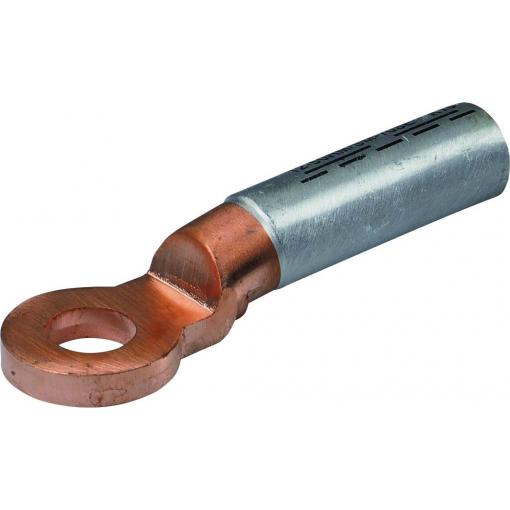 HELU 907582 Kompresní kabelové oko Průřez (max.)=95.00 mm² Ø otvoru=12.00 mm bez izolace stříbrná 1 ks