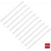 TRU COMPONENTS TC-13340660, TC-RT-160-4.6-N, stahovací pásky, 4.6 mm, 160 mm, přírodní, rozpojitelná, chemická odolnost, 100 ks