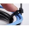 TRU COMPONENTS TC-13340652, TC-RT-250-7.6-B, stahovací pásky, 7.6 mm, 250 mm, černá, rozpojitelná, chemická odolnost, odolná vůči UV záření, 100 ks