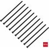 TRU COMPONENTS TC-13340652, TC-RT-250-7.6-B, stahovací pásky, 7.6 mm, 250 mm, černá, rozpojitelná, chemická odolnost, odolná vůči UV záření, 100 ks
