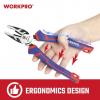 WorkPro WP231125 pro elektroniku a jemnou mechaniku kombinované kleště, 200 mm