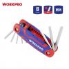 WorkPro vnější šestihran šestihranný klíč 1.5 mm, 2.0 mm, 2.5 mm, 3.0 mm, 4.0 mm, 5.0 mm, 6.0 mm, 8.0 mm