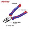 WorkPro WP231024 pro elektroniku a jemnou mechaniku kombinované kleště, 160 mm