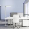 Renkforce RF-6410434 LED stojací lampa LED 60 W Energetická třída (EEK2021): E (A - G) šedostříbrná