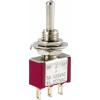 TRU COMPONENTS TC-12819612 páčkový spínač 125 V/AC, 250 V/AC 6 A 1x (zap)/vyp/(zap) bez aretace 1 ks
