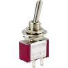 TRU COMPONENTS TC-12819608 páčkový spínač 125 V/AC, 250 V/AC 6 A 1x vyp/(zap) bez aretace 1 ks