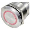 TRU COMPONENTS TC-PS223P10YSSR12T M12 MALE CONNECTOR, TC-12835304 piezo tlačítko, 22 mm, 24 V, 0.2 A, 1 ks