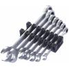 TOOLCRAFT TO-9626412 sada ráčnových jednostranných uzavřených klíčů 7dílná Délka klíče (cm) (jen pro nadpis) 8 - 19 mm