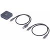 Renkforce RF-6416462 USB Hub 2 + 2 port USB-A, USB-C® USB 3.2 Gen2 10 GBit/s s hliníkovým krytem, s konektorem USB C hliníkově šedá RF-USBH-500