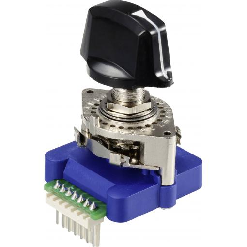 TRU COMPONENTS TC-12830248 otočný spínač 5 V/DC, 25 V/AC, 50 V/AC 0.5 A 1 x 30 ° 1 ks