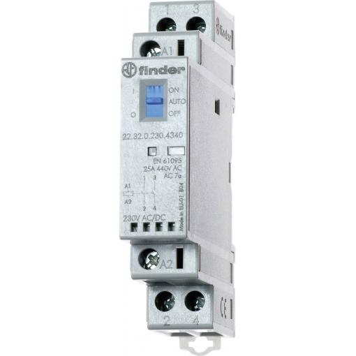 stykač Finder 22.32.0.024.1420-5, 24 V/DC, 24 V/AC, 25 A, 1 ks