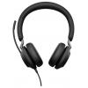 Jabra Evolve2 40 SE Headset otevřená (On Ear) kabelová stereo černá headset, regulace hlasitosti, Vypnutí zvuku mikrofonu Počítače