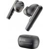 HP Poly Voyager Free 60+ Headset do uší (In Ear) Bluetooth® stereo černá Potlačení hluku headset, Indukce, Nabíjecí pouzdro, Vypnutí zvuku mikrofonu, regulace