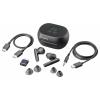 HP Poly Voyager Free 60+ Headset do uší (In Ear) Bluetooth® stereo černá Potlačení hluku headset, Indukce, Nabíjecí pouzdro, Vypnutí zvuku mikrofonu, regulace