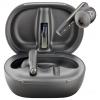 HP Poly Voyager Free 60+ Headset do uší (In Ear) Bluetooth® stereo černá Potlačení hluku headset, Indukce, Nabíjecí pouzdro, Vypnutí zvuku mikrofonu, regulace