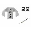 TOOLCRAFT TO-9627231 krimpovací nástavec Kontakt MCP 2,8, Plochý JPT kontakt, Kontakt série čidel 0.2 do 2.5 mm²