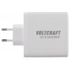 VOLTCRAFT UC-3C1A140W01 USB nabíječka, GaN, 3x USB-C®, 1x USB A , 140 W, USB PD 3.1, bílá