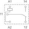 Finder 36.11.9.048.4011, 36.11.9.048.4011-25 relé do DPS, monostabilní, 1 cívka, 250 V/AC, 10 A, 1 ks
