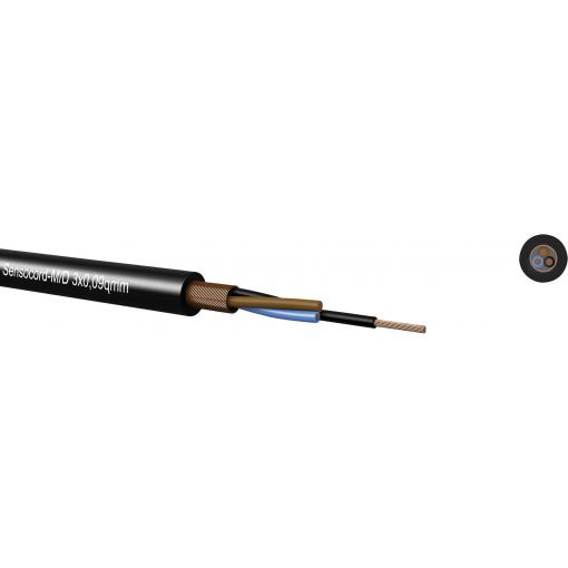 Kabeltronik 248500909-1 senzorový kabel Sensocord® 5 x 0.09 mm² černá metrové zboží
