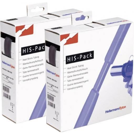 HellermannTyton 300-30950 smršťovací bužírka bez lepidla černá 9.50 mm 4.70 mm Poměr smrštění:2:1 5 m