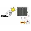 Osram Automotive BATTERYcharge SOLAR 100W monokrystalický solární panel, 100 W, 12 V, 5 V