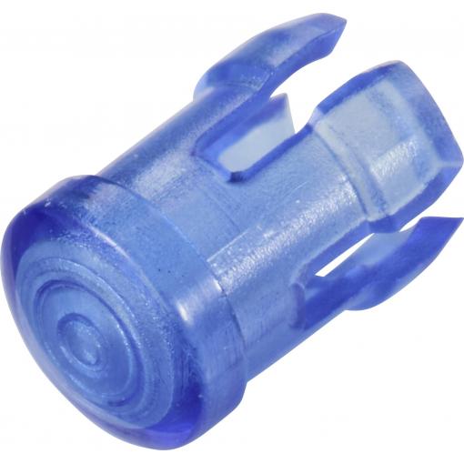 TRU COMPONENTS TC-13030652 krytka světla modrá, transparentní Vhodný pro (LED) LED 3 mm