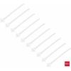 TRU COMPONENTS TC-13030684, TC-WM-130-4.8-N, stahovací pásky, 4.8 mm, 130 mm, přírodní, s křídlovým uzávěrem, chemická odolnost, 100 ks