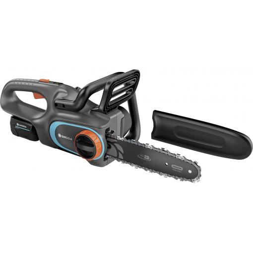 GARDENA Akku-Kettensäge PowerSaw 250/18V Ready-To-Use akumulátor Aku řetězová pila + akumulátor 18 V délka čepele 250 mm