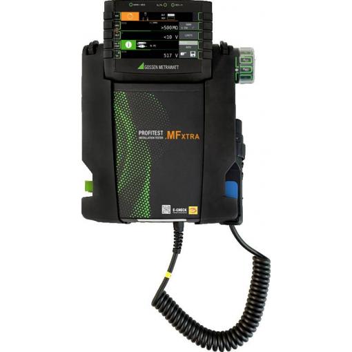 Gossen Metrawatt PROFiTEST MF XTRA VDE tester, instalační tester, Kalibrováno dle (DAkkS), Norma VDE 0100, 0100-600, 0105, 0113, 0411, 0413, M535H, EN a DE menu