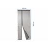 Renkforce RF-IS-700 RF-6683266 Dveřní létající obrazovka (d x š) 210 cm x 90 cm černá 1 ks