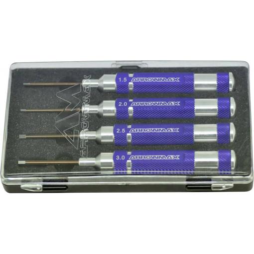 ArrowMax AM-290911 sada nářadí Vnější šestihran, velikost: 1.5, 2, 2.5, 3