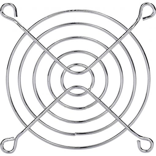 TRU COMPONENTS větrací mřížka 1 ks (š x v) 80 mm x 80 mm ocel