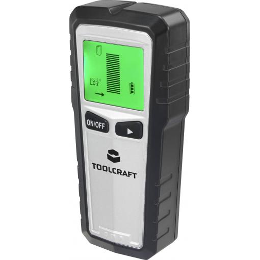 TOOLCRAFT detektor BT-3216725 Druh materiálu kabely vedoucí napětí, neželezných kovů, dřeva, železných kovů
