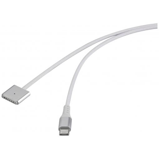 Renkforce Nabíjecí kabel USB USB-C®, Magsafe 3 1.00 m bílá magnetická zástrčka RF-6437914