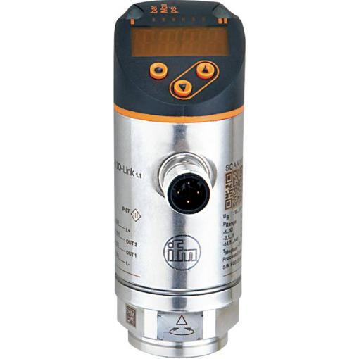 ifm Electronic senzor tlaku 1 ks PN7093 0 MPa do 2.5 MPa M12 1 rozpínací kontakt, 1 spínací kontakt