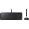 Samsung EP-P6300 Wireless Charger Trio indukční nabíjecí stanice, bezdrátová nabíječka, Rychlonabíječka, Magnetické připojení, Bezdrátové nabíjení Qi, černá