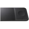 Samsung EP-P6300 Wireless Charger Trio indukční nabíjecí stanice, bezdrátová nabíječka, Rychlonabíječka, Magnetické připojení, Bezdrátové nabíjení Qi, černá