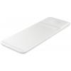 Samsung EP-P6300 Wireless Charger Trio indukční nabíjecí stanice, bezdrátová nabíječka, Rychlonabíječka, Magnetické připojení, Bezdrátové nabíjení Qi, bílá
