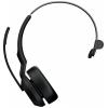 Jabra Evolve2 55 MS Headset otevřená (On Ear) Bluetooth® mono černá Potlačení hluku, Redukce šumu mikrofonu headset, monofonní telefon