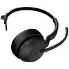 Jabra Evolve2 55 MS Headset otevřená (On Ear) Bluetooth® mono černá Potlačení hluku, Redukce šumu mikrofonu headset, monofonní telefon