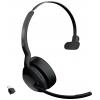 Jabra Evolve2 55 MS Headset otevřená (On Ear) Bluetooth® mono černá Potlačení hluku, Redukce šumu mikrofonu headset, monofonní telefon