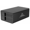 Renkforce RF-6647596 8,9 cm (3,5 palce) kryt pevného disku 2 Bay 3.5 palec USB 3.0
