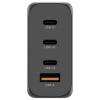 VOLTCRAFT UC-3C1A100W02 USB nabíječka, GaN, USB Power Delivery (USB-PD) , Rychlonabíječka, 3x USB-C®, 1x USB A , 100 W, Dodávka energie, černá