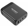 VOLTCRAFT UC-3C1A100W02 USB nabíječka, GaN, USB Power Delivery (USB-PD) , Rychlonabíječka, 3x USB-C®, 1x USB A , 100 W, Dodávka energie, černá