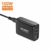 VOLTCRAFT UC-3C1A100W02 USB nabíječka, GaN, USB Power Delivery (USB-PD) , Rychlonabíječka, 3x USB-C®, 1x USB A , 100 W, Dodávka energie, černá