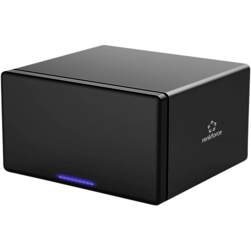 Renkforce RF-6647854 8,9 cm (3,5 palce) kryt pevného disku 8 Bay 3.5 palec USB 3.0