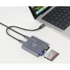Renkforce RF-CR-700 externí čtečka paměťových karet USB-C™ (USB 3.2 Gen 2) šedá